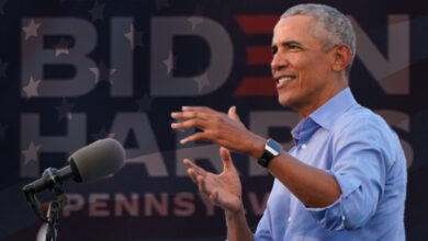 Photo of Obama Steps Back Into Political Spotlight, Giving Passionate Speech for Biden