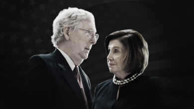 Photo of Pelosi and McConnell in Promising Talks Regarding Possibility of COVID-19 Stimulus Deal by Next Week