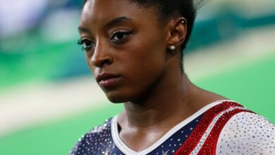 Photo of Veteran Gymnast Biles Bows Out of Team Competition as Women’s Team Nabs Silver